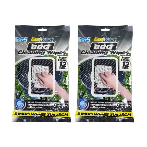 2 x Wipes bbq 12 Pack
