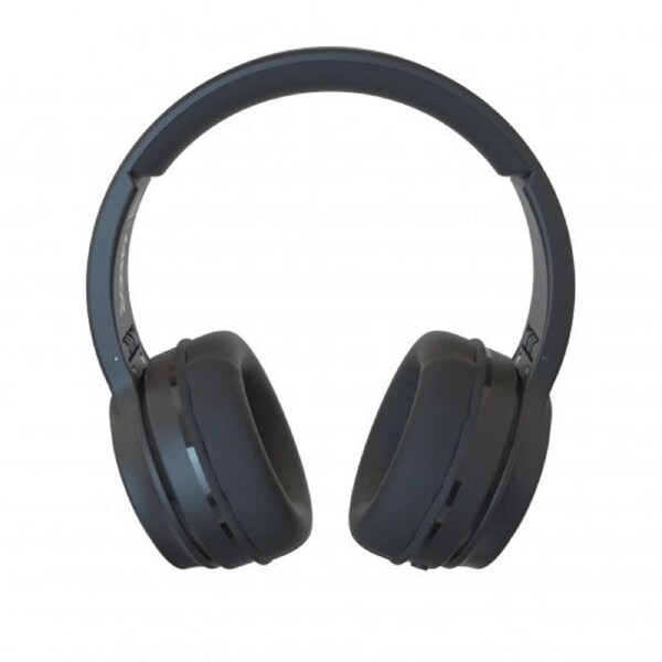 LASER BLUETOOTH FOLDABLE HEADPHONES WITH MIC - BLACK