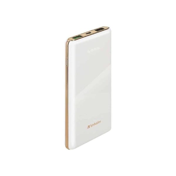 Verbatim 10000 mAh Rapid Charging Power Bank - Dual Outputs - USB-A port - Quick Charge 3.0