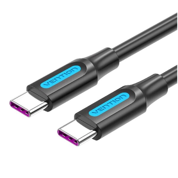 Vention 100W USB-C To USB Type-C 5A PD Fast Charger Cable Support MacBook Pro - Support Quick Charge 4.0 - 2m