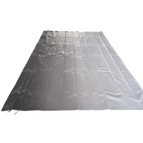 12 Ft Awning Vinyl Replacement Fabric Gray Fade Caravan Roll Out Awning 3.4m x 2.5m