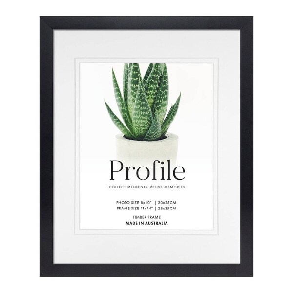Profile Decorator Black Photo Frame 28x35/20x25cm