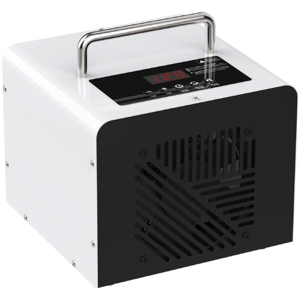 Oppsbuy Ozone Generator Air Purifier with LCD Display, 4 Modes Compact Deodorizer Machine for Home Office Hotel Removes Germs, Smoke, Dust, Pollen, Odours