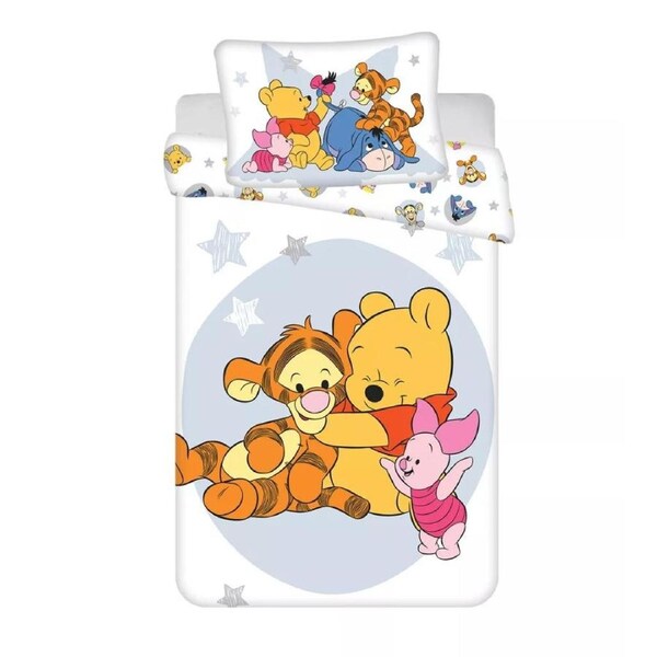 Disney Winnie the Pooh Hugs Quilt Cover Set - Toddler Bed Size