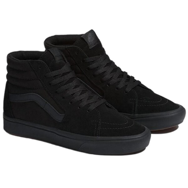 Vans Mens High Top Comfy Cush Sk8-Hi Shoes Boots Sneakers Casual - Black/Black US 6