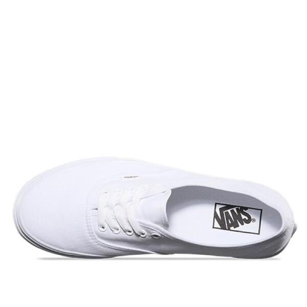 Vans Authentic Canvas Shoes Classic Skateboard Sneakers Casual - True White US 5