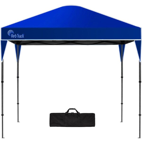 RED TRACK 3x3m Ultra Compact Folding Gazebo, Carry bag, Portable Outdoor Popup Marquee for Camping Beach, Navy Blue