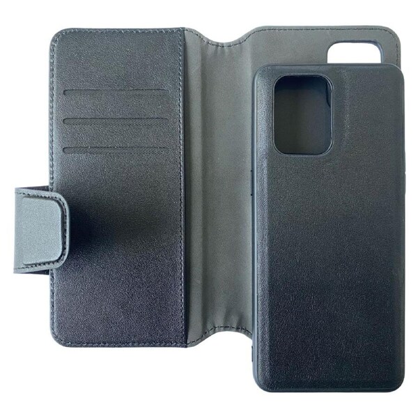 Mobling Detachable Magnetic Wallet Case (Suits Oppo Reno 8 Lite 5G) - Black