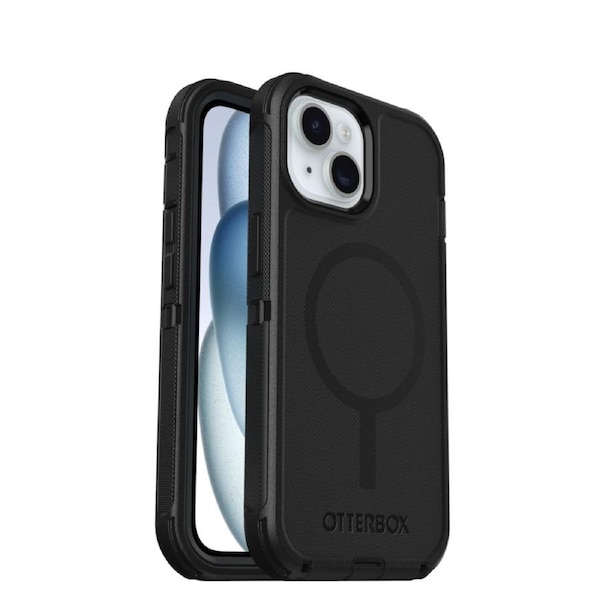 OtterBox Defender MagSafe Case For iPhone 13, 14, 15, 16e - Black