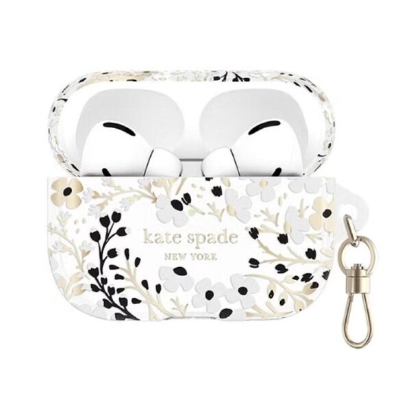 Kate Spade for AirPods Pro Case for 1st / 2nd Gen - Multi Floral Black & White
