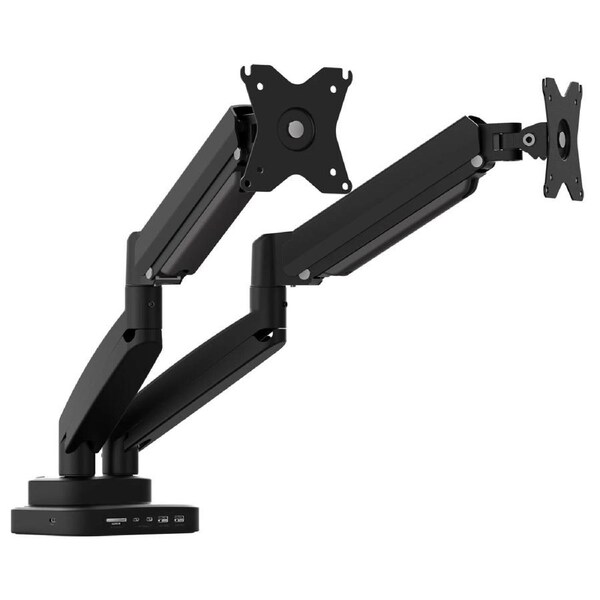 J5create Ergonomic Dual-Monitor Mount with Docking Station