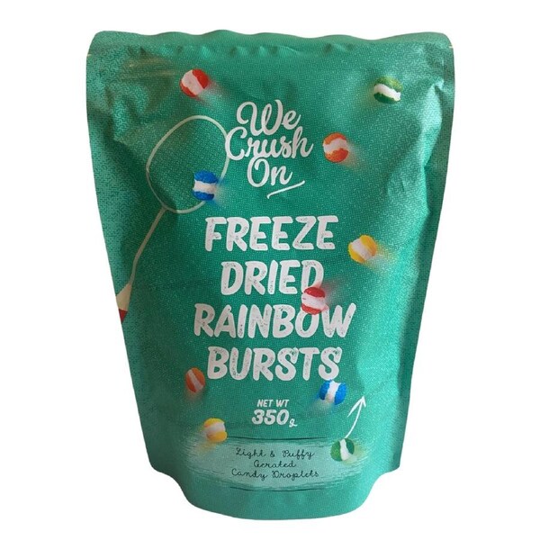 We Crush On Freeze Dried Rainbow Bursts 350g