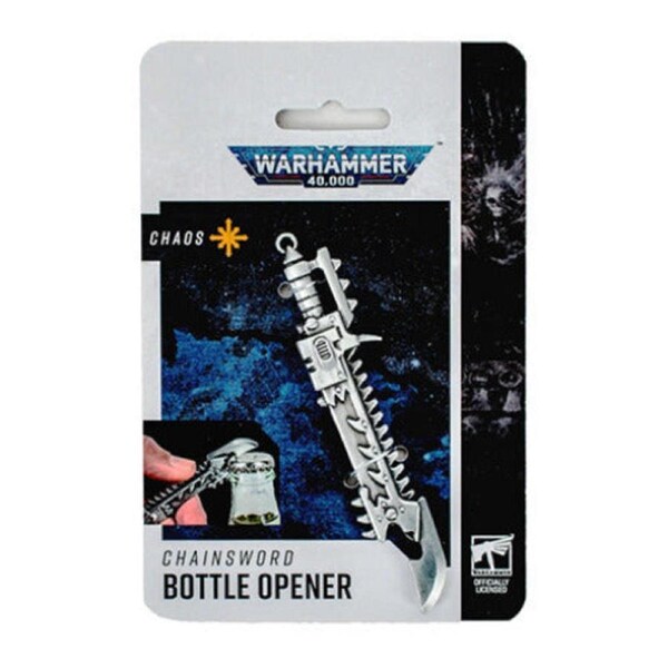Warhammer 40K Chaos Chainsword Bottle Opener