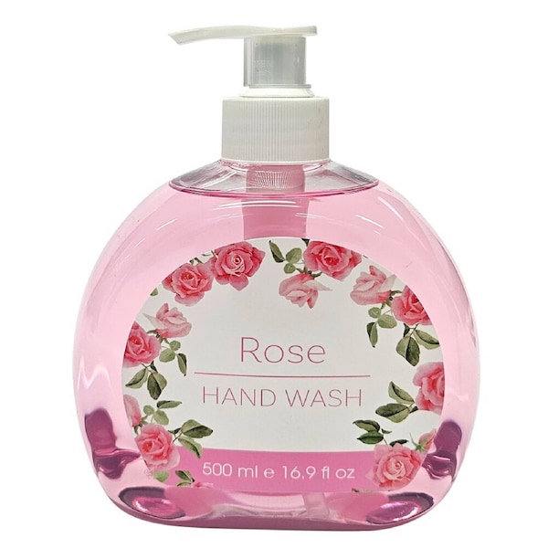 Lulu Grace Liquid Hand Soap Pump 500ml Rose