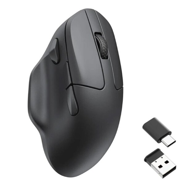 Keychron M7 Ergonomic Wireless Optical Mouse - Black (MSKCM7A1BK)