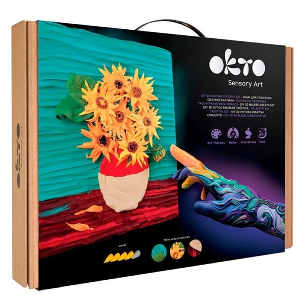 Okto Sunflowers Sensory Art Creative Set
