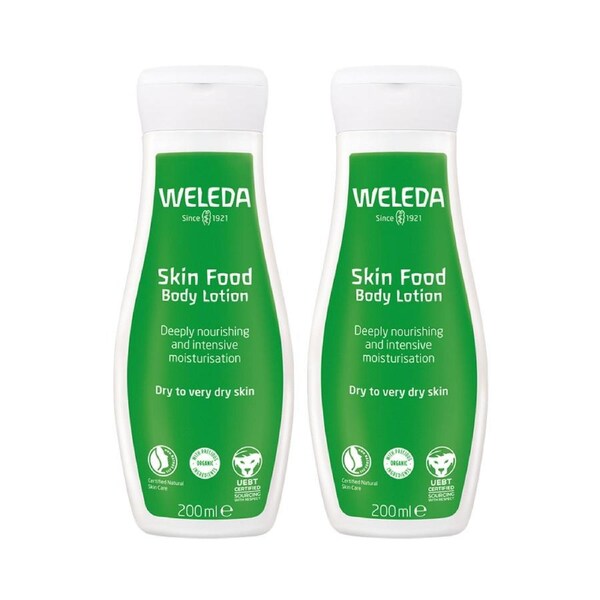 2 x Weleda Skin Food Body Lotion 200mL
