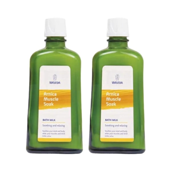2 x Weleda Arnica Muscle Soak Bath Milk 200mL