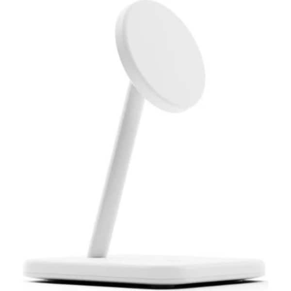 Twelve South HiRise 2 Deluxe 2-in-1 Qi2 Magnetic Wireless Charging Stand White