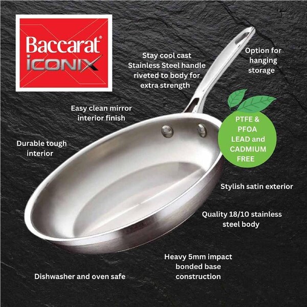 Baccarat iconiX Twin Frypan 20cm & 26cm