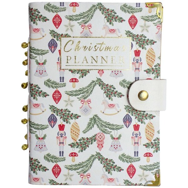 LVD Leather Notebook Writing Stationery Journal 18x13cm Christmas Planner