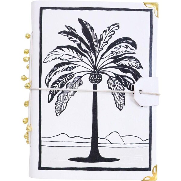 LVD Leather Notebook Writing Stationery Journal/Diary 18x13cm Balmy Palma