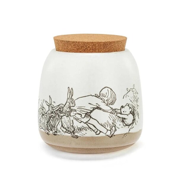 Winnie The Pooh Gifting - Helping Hands Small Cork Lid Canister