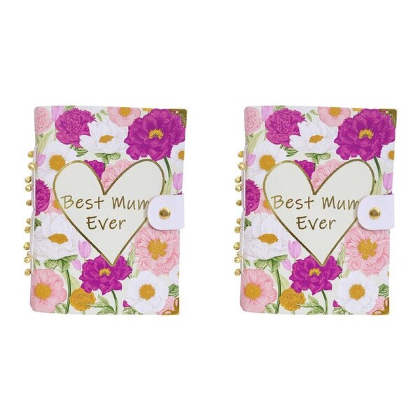 2x LVD Leather Notebook Writing Stationery Keepsake Journal 18x13cm Best Mum