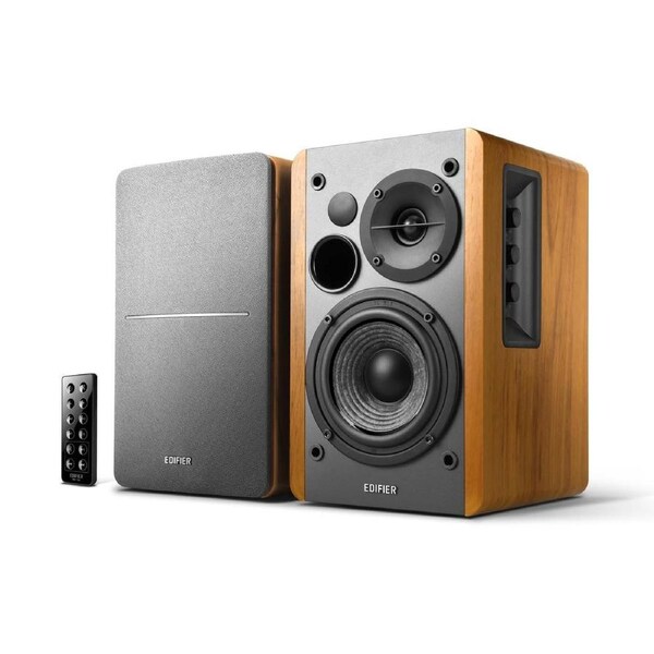 Edifier R1280DB 2.0 Lifestyle Bookshelf Bluetooth Speakers - Brown