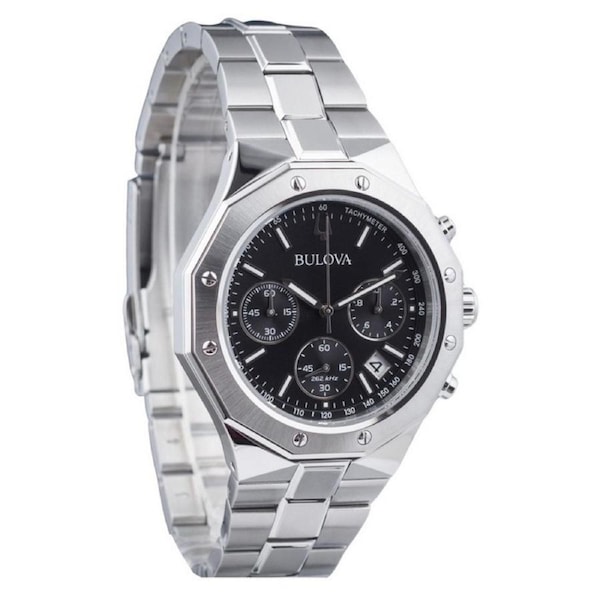 Bulova Precisionist Octagon Classic Chronograph Tachymeter 96B410 Mens Watch