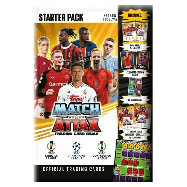 MATCH ATTAX UEFA Champions League 2024/2025 Edition Starter Pack