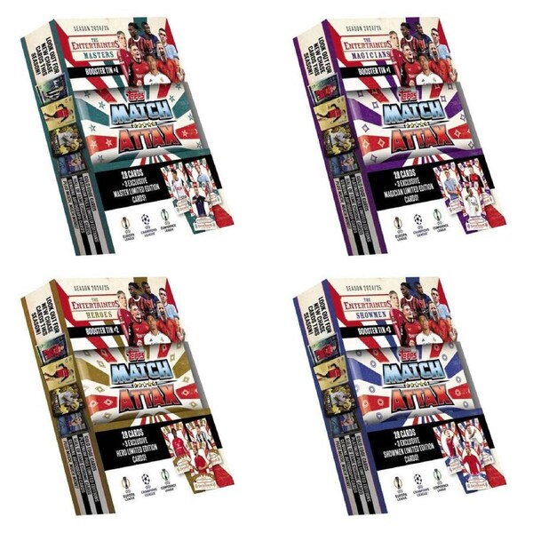 MATCH ATTAX UEFA Champions League 2024/2025 Edition Mini Tin (Set of 4)