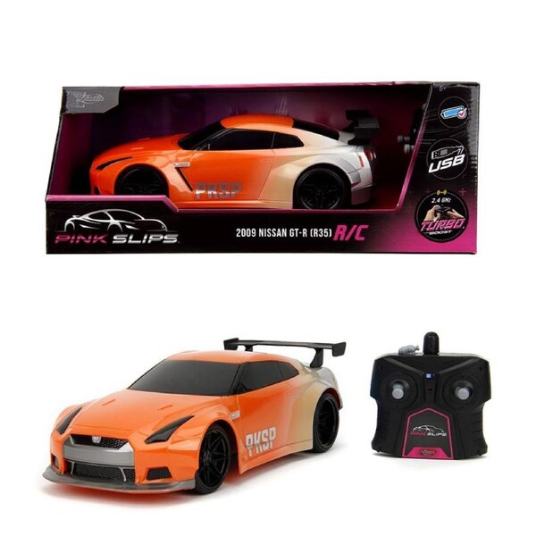 Pink Slips 2009 Nissan GT-R R35 1:16 Scale Remote Control Car