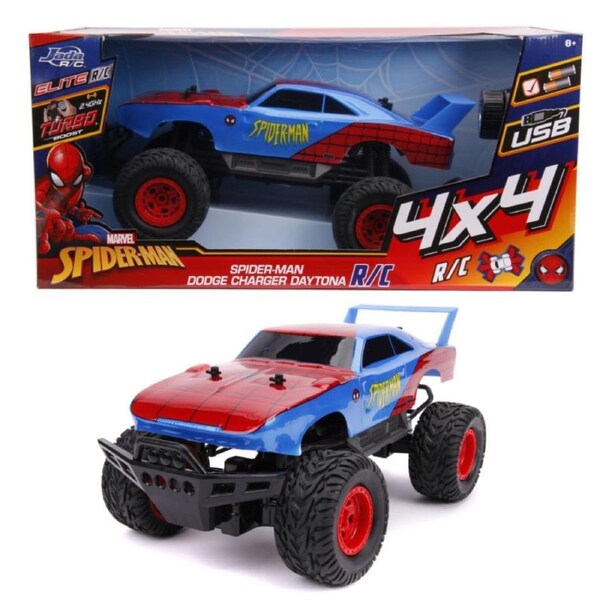 Hollywood Rides Dodge Charger Daytona Spider-Man 1:12 RC Car