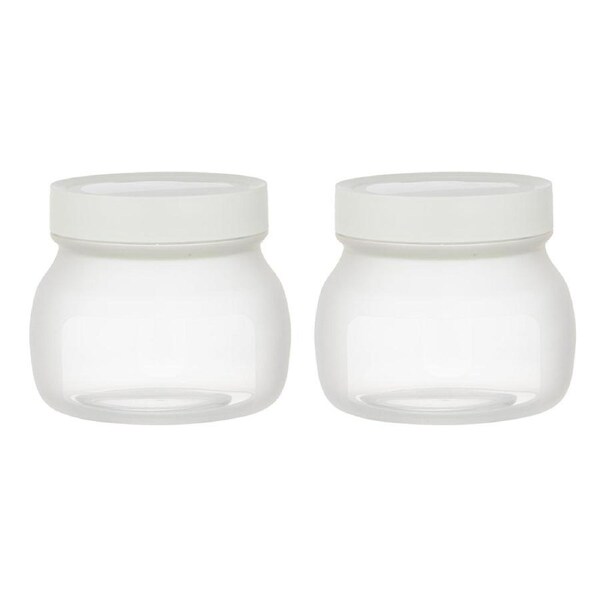 Ladelle Eco Flexi Set of 2 Jars - White - Large