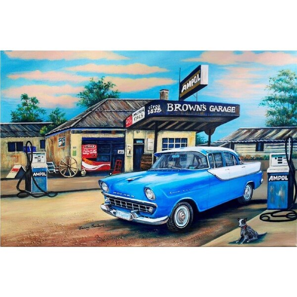 Blue Opal - Brown's Garage Puzzle 1000pc