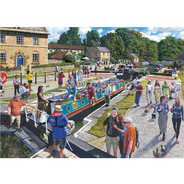 Gibsons - Wiltshire Waterways Puzzle 1000pc