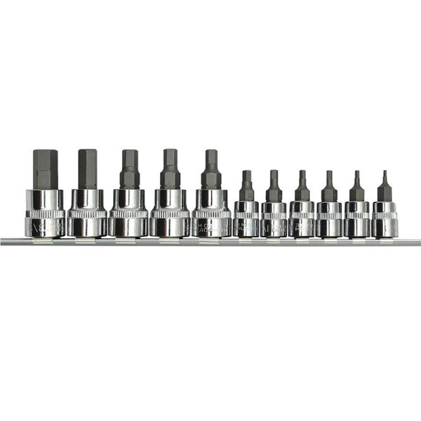 PK Tools Hex Bit Socket 10pc Set 3/8" & 1/2"dr Metric
