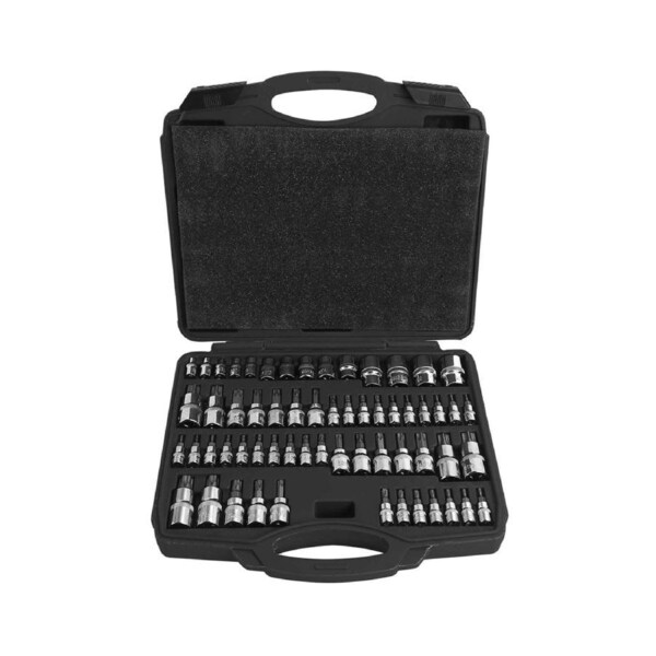 PK Tools Star Bits & Star Sockets Master Set 1/4, 3/8 & 1/2" - 60pc