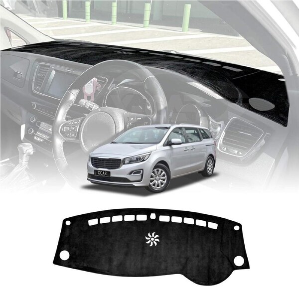 Dash Mat for Kia Carnival YP Series 2015-2020 Non-Slip Microfiber Pad Cover Interior Accessories