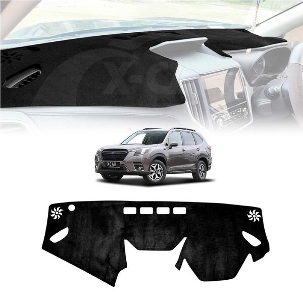 Dash Mat for Subaru Forester 2018-2025 Non-Slip Microfiber Pad Cover Interior Accessories