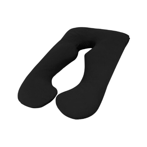 Woolcomfort Aus Made Maternity Pregnancy Nursing Sleeping Body Pillow Pillowcase Included Black
