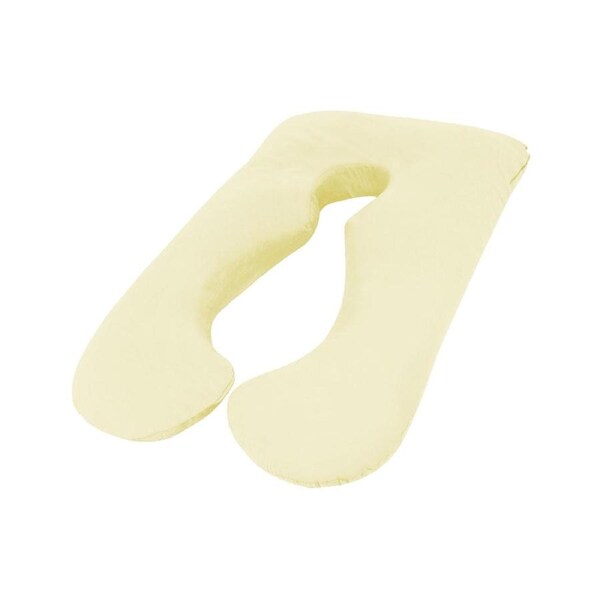 Woolcomfort Aus Made Maternity Pregnancy Nursing Sleeping Body Pillow Pillowcase Included Cream