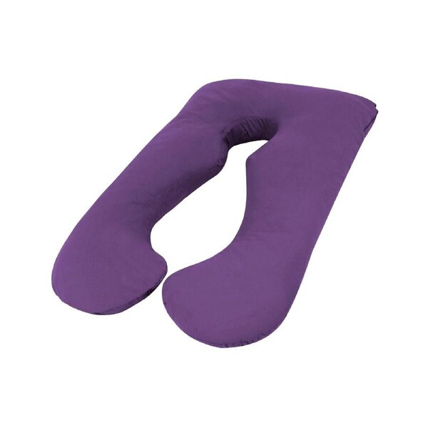 Woolcomfort Aus Made Maternity Pregnancy Nursing Sleeping Body Pillow Pillowcase Included Purple