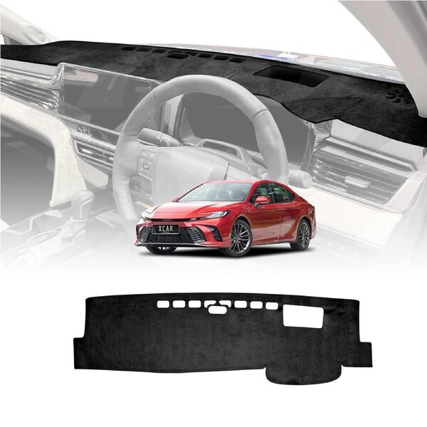 Dash Mat for Toyota Camry 2024-Onwards with Heads Up Display Microfiber Non-Slip Pad Cover Interior Accessories