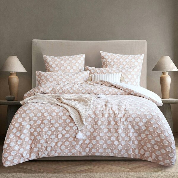 Renee Taylor Ariel Chenille Tufted Jacquard Euro Pillowcase 65x65cm Cover