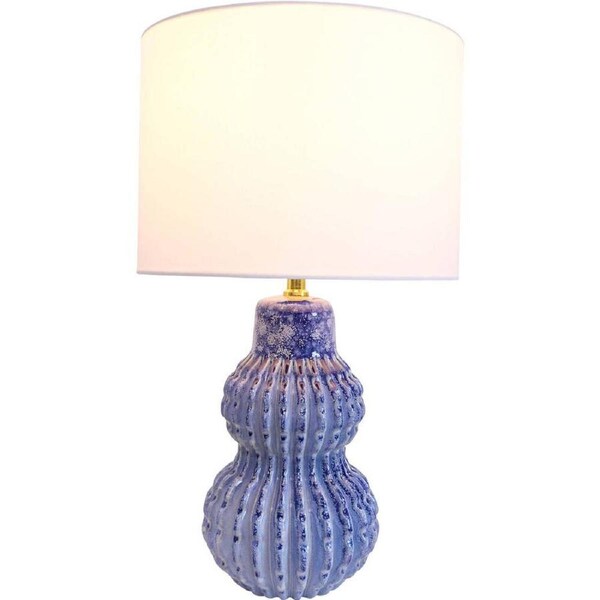 LVD Ceramic/Cotton Lamp Home/Room Tabletop Display Decor 28x34cm Malabar