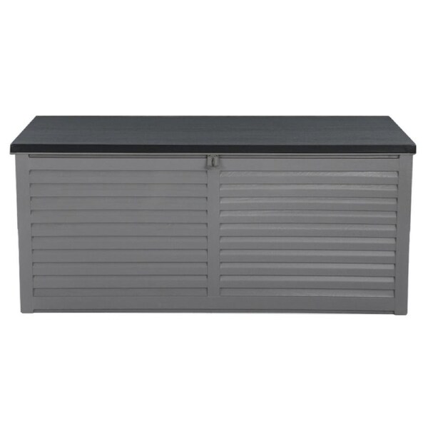 Outdoor Storage Box Bench Seat Indoor Garden Tool Sheds Chest 490L 146.5x61x65cm