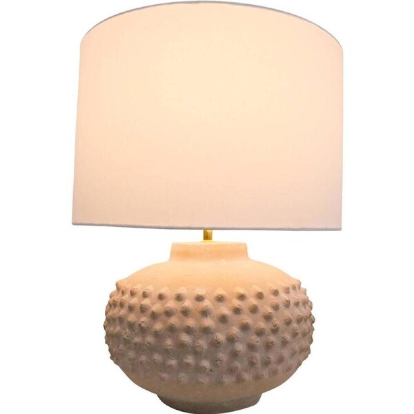 LVD Ceramic/Cotton Lamp Home/Room Tabletop Decor 42x57cm Waitangi Earthen