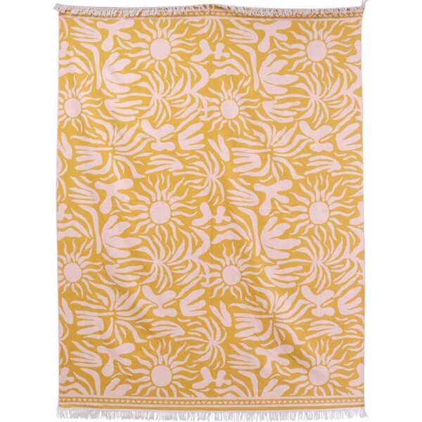 LVD Microfibre XL Soft Absorbent Outdoor Travel Beach Towel 150x200cm Soleil